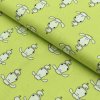 867 2 bavlna vzorovana ovecky zelena
