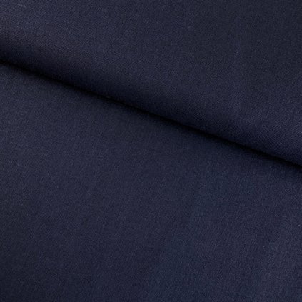378 4 bavlna jednofarebna modra tmava