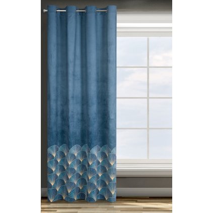 28165 hotovy zaves design91 gina 140x250 cm modra navy