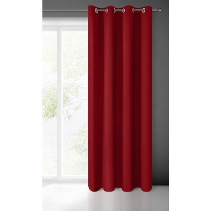42133 hotovy zaves logan 135x250 cm cervena
