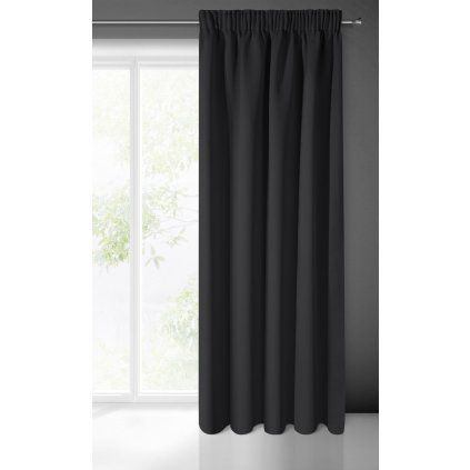 76923 6 zaves logan na paske 135x270 cm cierny