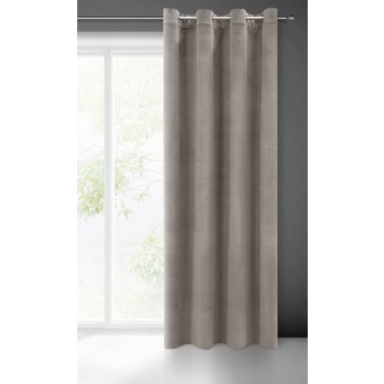 76632 8 zaves milo na kruzkoch 140x250 cm popolavy