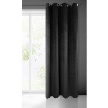 74025 6 zaves pierre 140x250 cm cierna