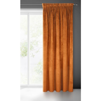 5428 hotovy zaves ria na paske 140x270 cm oranzova