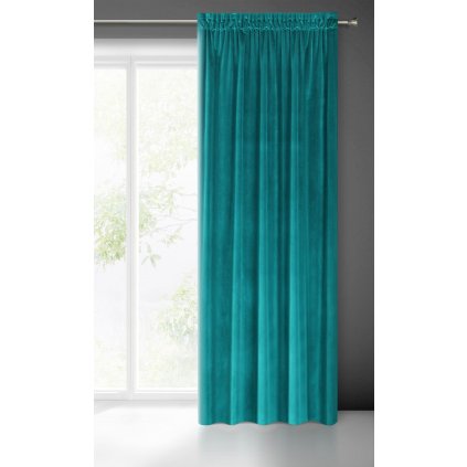 74556 7 zaves samanta na paske 140x270 cm tyrkysova