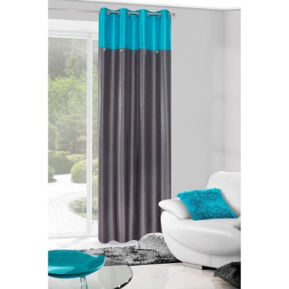 64618 hotovy zaves tiara1 140x250 cm tyrkysova