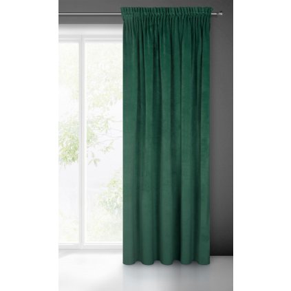 5398 hotovy zaves villa na paske 140x270 cm tmavo zelena