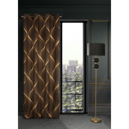17722 hotovy zaves limited collection victoria3 140x250 kov kruzky cierna be
