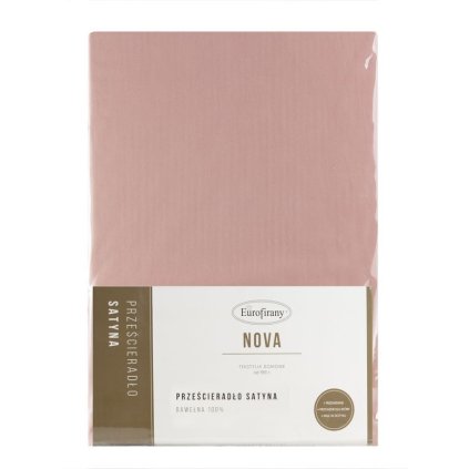 132123 6 nova prestieradlo 180x210 cm pudrovo ruzove