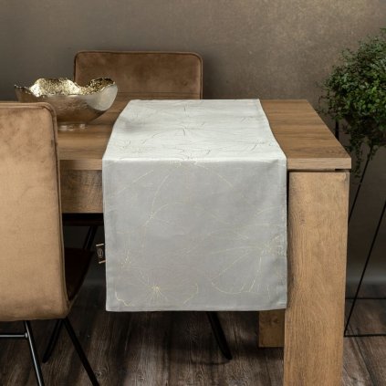 18397 obrus blink 18 35 x 180 cm strieborny