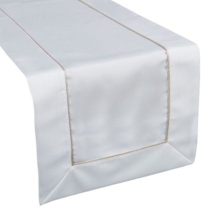 955 obrus karin 40 x 140 cm biely