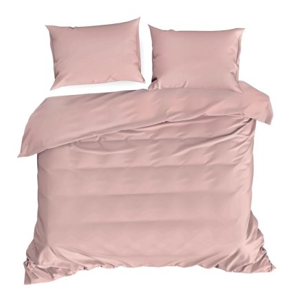 127728 3 postelna suprava dina 220x200 cm 2 ks 70x80 cm pudrovo ruzova