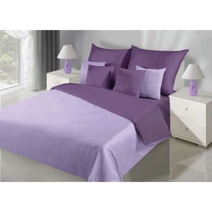 64417 postelna suprava n 200x200 cm 2 ks 80x80 cm fialova