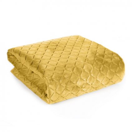 69823 prehoz na postel dimon 230x260 cm horcicovy