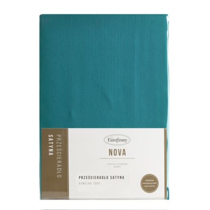 132138 6 prestieradlo nova 160x210 cm tyrkysova