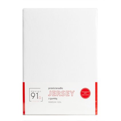 132543 8 prestieradlo s elastickym jersey design91 140x200 cm vyska 30 cm biele
