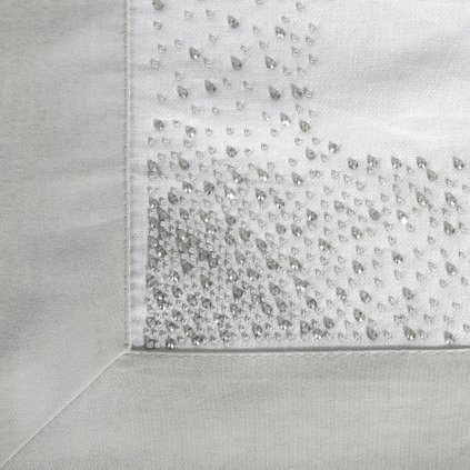 66454 dekoracny obrus 150x220 cm popolovo sivy