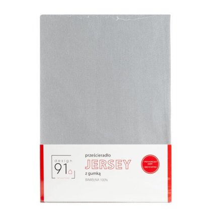 132486 8 prestieradlo s elastickym jersey design91 180x200 cm vyska 30 cm svetlosive