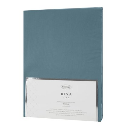 133293 7 prestieradlo s gumou dina 180x200 cm vyska 30 cm tyrkysova