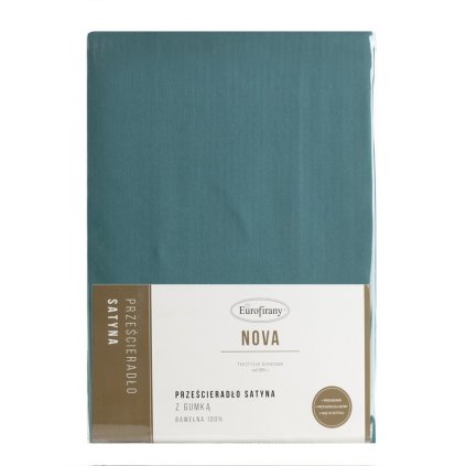 132012 8 prestieradlo s gumou nova3 220x200 cm vyska 30 cm tyrkysova