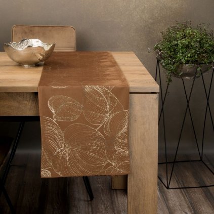 18670 stola blink 16 35x140 cm hnedy