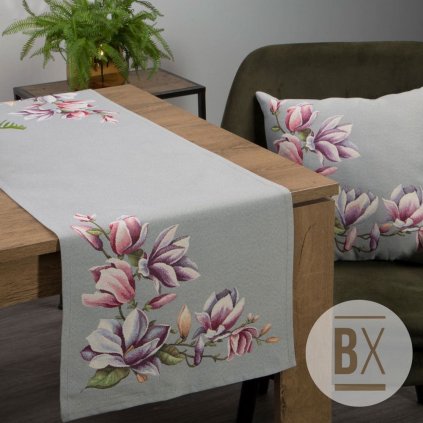 5607 2 stola gobelin 45 140 cm magnolia siva
