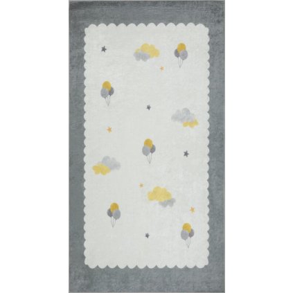 114891 4 detsky kobercek 80 x 150 cm sivy