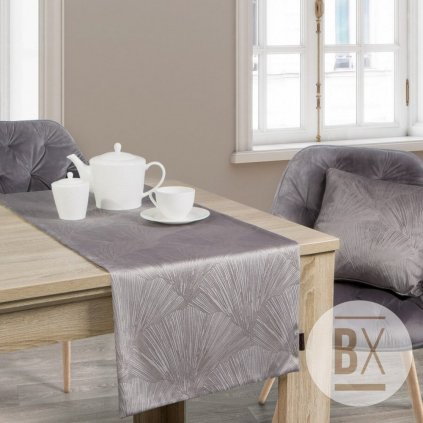 7620 3 zamatova stola pierre cardin 40 140 cm siva