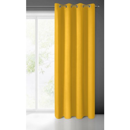 10600 zatemnovaci hotovy zaves 135x250 cm horcicovy