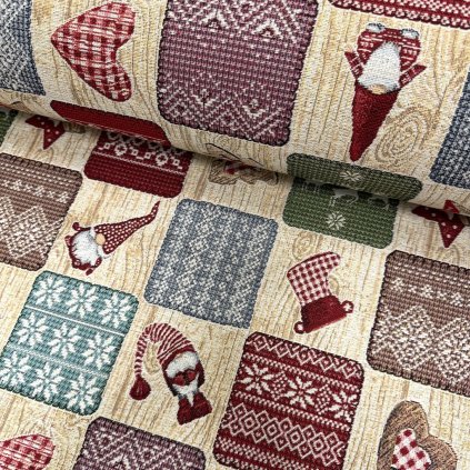 161556 4 gobelin vianoce patchwork tully