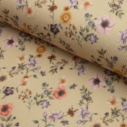 165444 uplet rib digital kvety na pudrovom