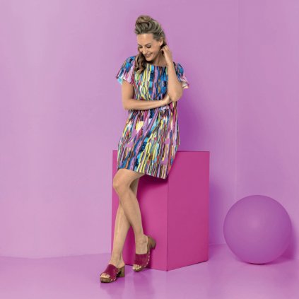 166486 bavlna popelin multicolour strips