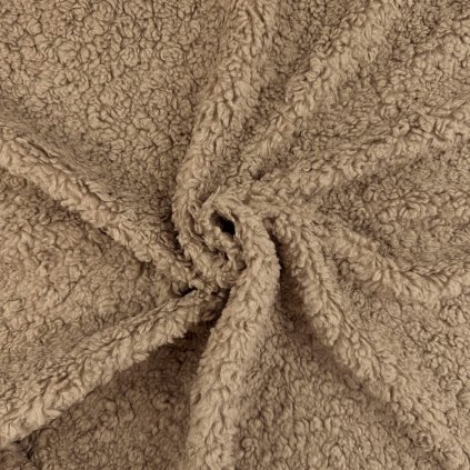 166612 6 kabatovina teddy boucle hneda kapucino