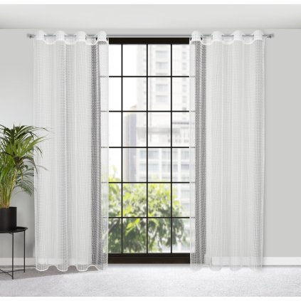 80082 11 zaclona lara 140x250 cm biela