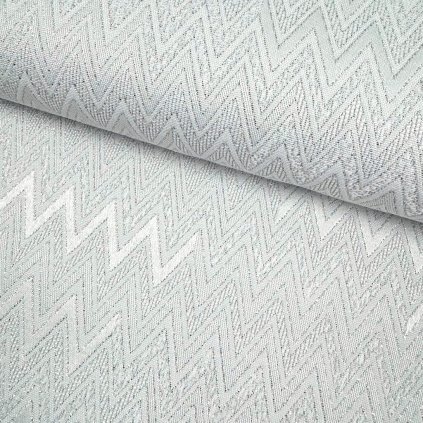 172400 1 lurex vianoce cik cak strieborny na bielej