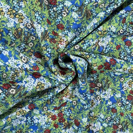 173825 4 sifon design kvietky na modrom