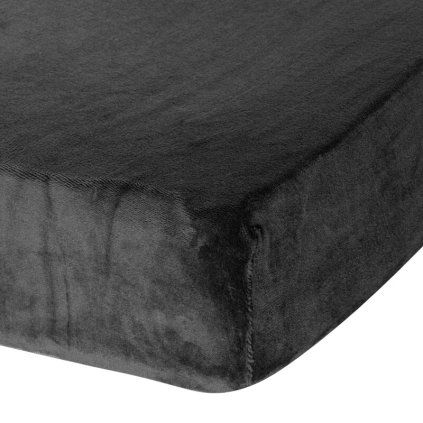 188867 prestieradlo flano 220x200 cm cierne