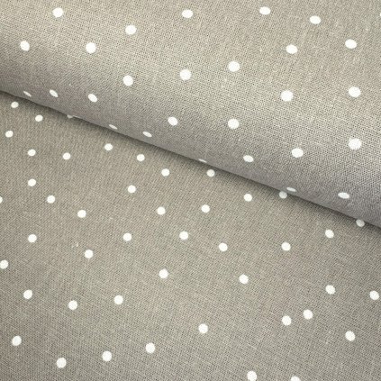 231104 1 lan s lycrou 190g biela bodka na bezovom