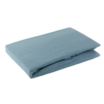193202 plachta jersey d91 140x200x30 cm modra