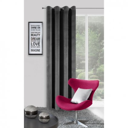 53320 hotovy zamatovy zaves 140x250 cm siva ocelova