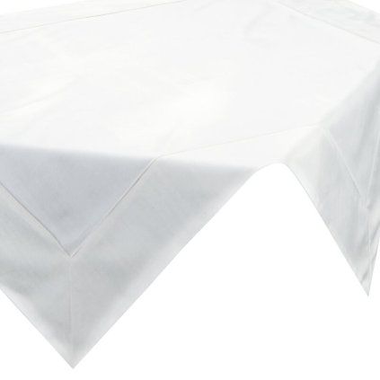 113004 6 obrus 85x85 cm biely