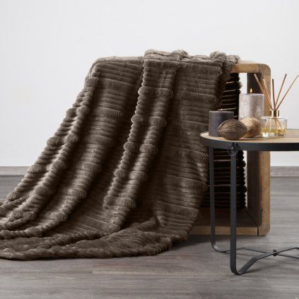 259025 deka nina 220x200cm tmavohneda