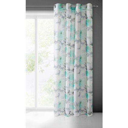 73362 6 zaves briana na kruzkoch 140x250 cm kvetinovy