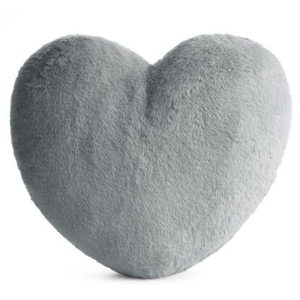272096 vankus heart 45x45cm strieborny