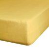 132453 10 prestieradlo s elastickym jersey design91 220x200 cm vyska 30 cm zlta horcicova