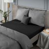 132321 15 prestieradlo s gumou nova3 180x200 cm vyska 30 cm cierne