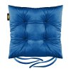 1411 vankus na stolicku zamatovy 40x40x8 cm modra navy