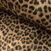 Zamat Velvet digital - Leopard hnědá