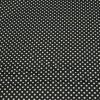 Bavlna vzorovaná - Bílé tečky (3 mm) na černém
