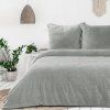 188630 postelne pradlo flano 220x200 70x80 x2 cm sive